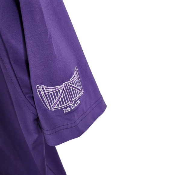 Footjoy Golf Polo Shirt Men's‎ Small Purple Embroidered Logo - Picture 4 of 9